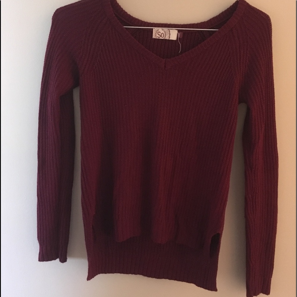 Maroon Sweater